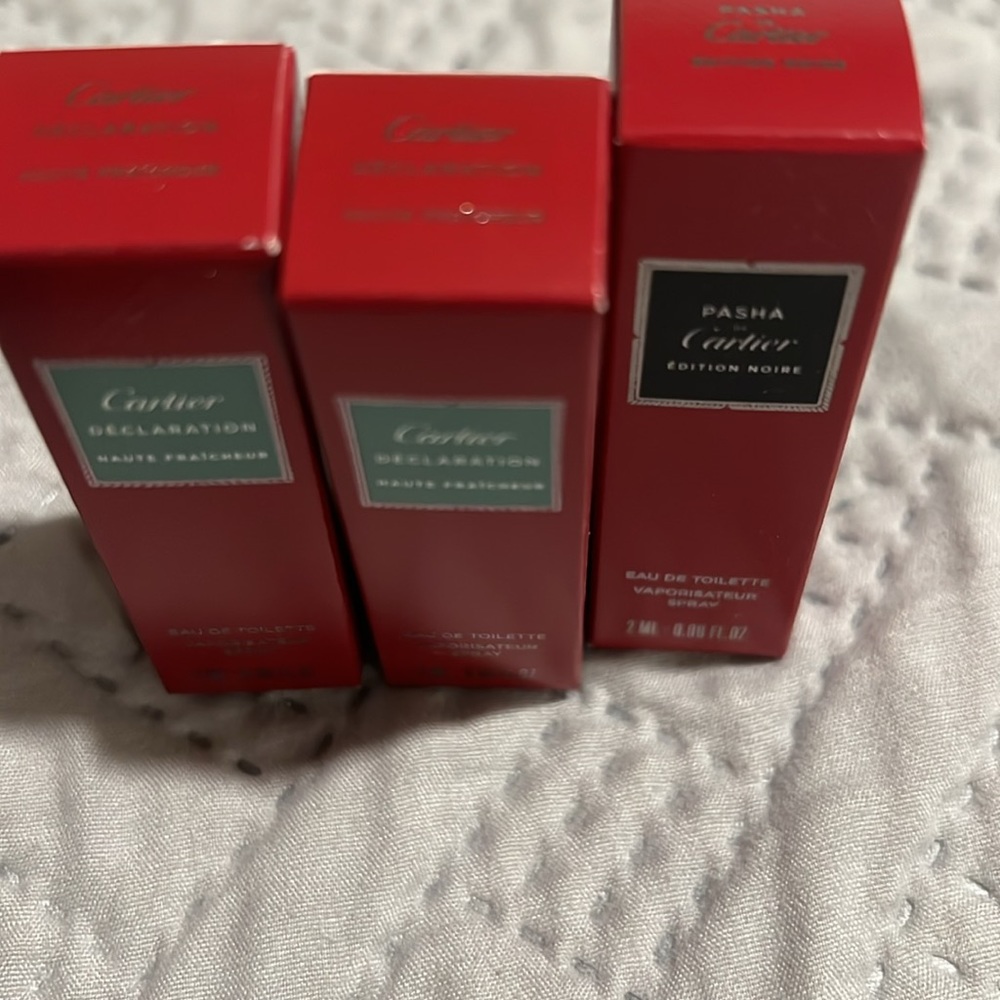 CARTIER THREE MINI CARTIER FRAGRANCE SAMPLES - Picture 3 of 5